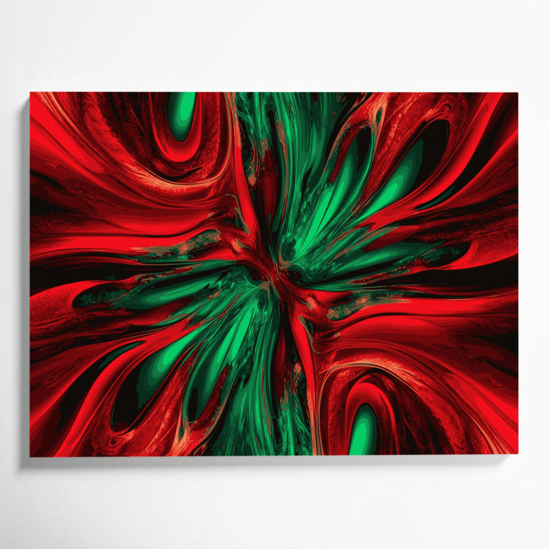 «Gradient Abstract 87», art mural sur toile brune, H 11 po x l 14 po