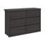 Commode double 6 tiroirs l 46,46 po Brannick-94481524