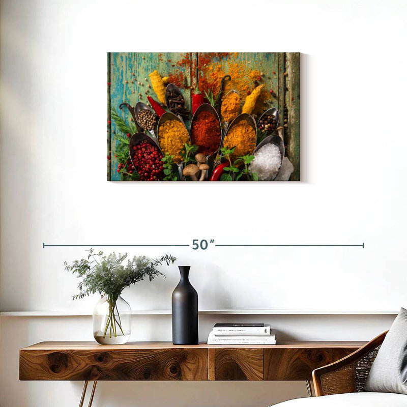 Yarlin Asian Spices, 20" H x 30" W