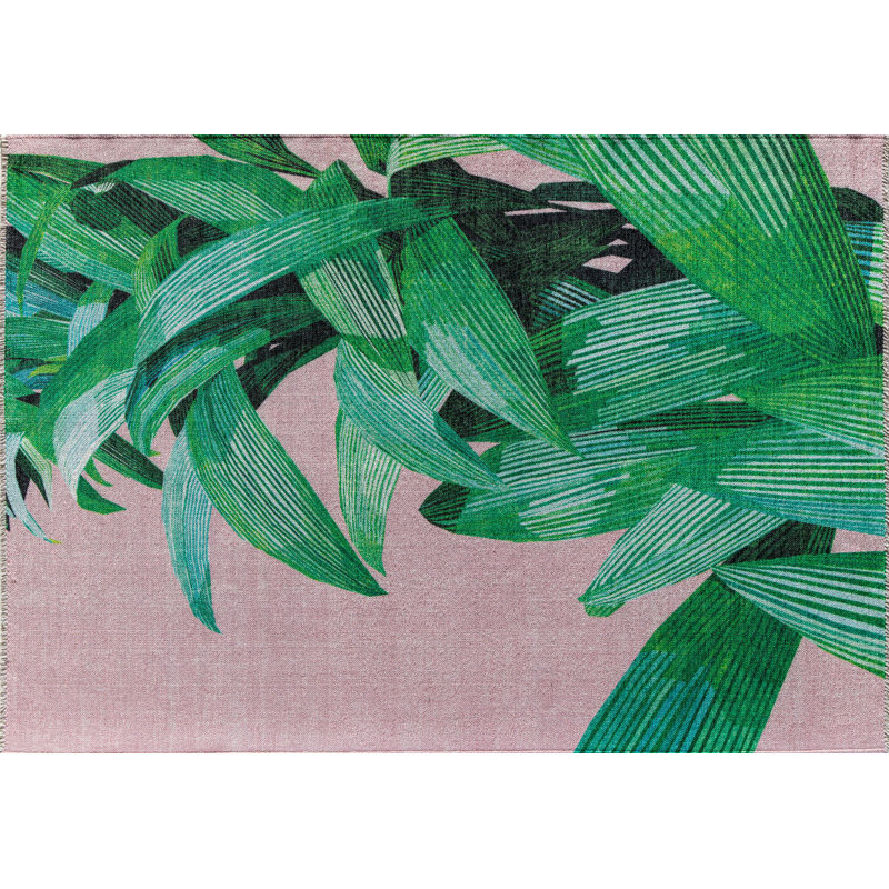 Tapis rose Maisie, Rectangle 7 pi 10 po x 10 pi 10 po