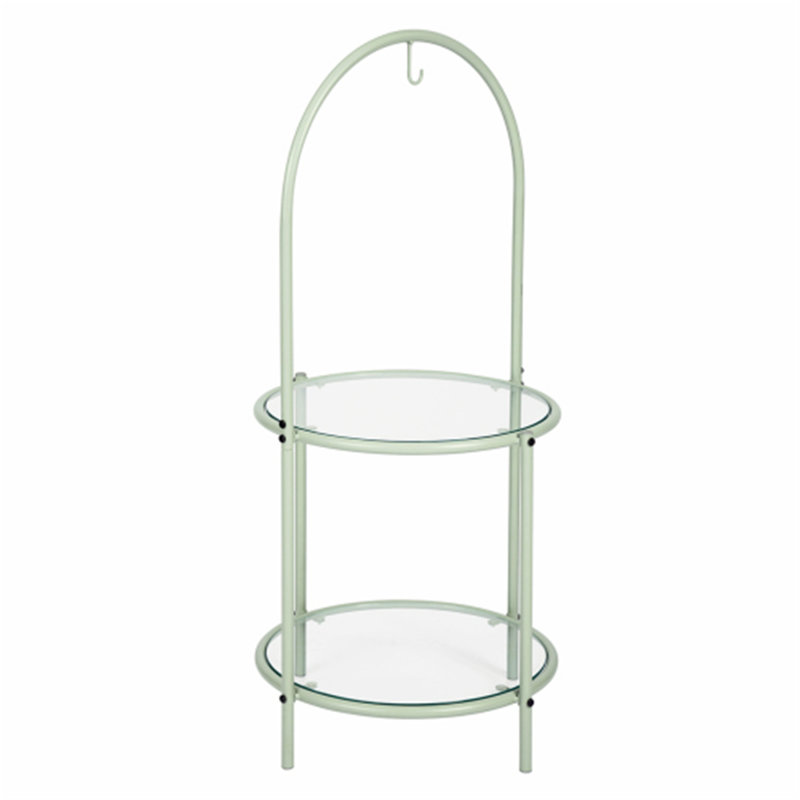 Muamir Glass Top End Table