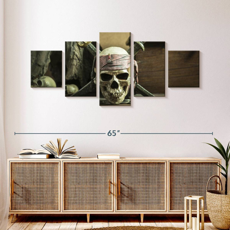 Pirate Skull, 24" H x 55" W