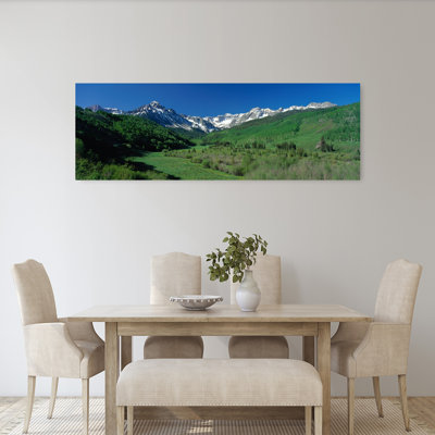 «San Juan Mountains Co Usa», art contemporain de paysage forestier abstrait