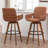 Modern Upholstered swivel counter stool-100410236-100410224