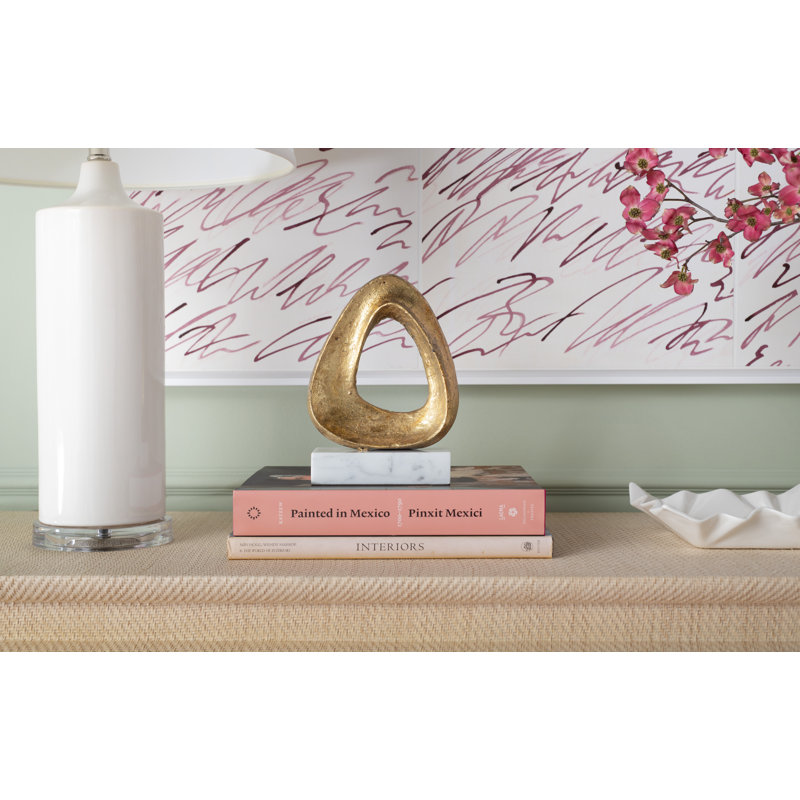 Alpha Statue, Gold/White