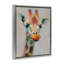 Cadre flottant Painterly Rainbow Giraffe, design par Svetlana Aleynikova-935216849-935216848