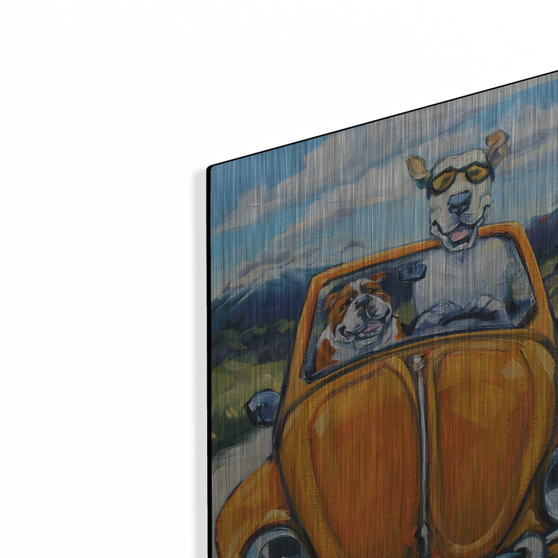 «Got Talents Will Travel» par CR Townsend, art mural en métal, H 16 po x l 12 po