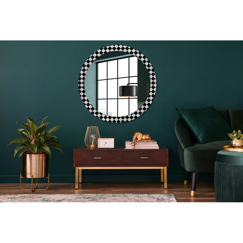 Huldar Glass Flat Wall Mirror, 100cm x 100cm
