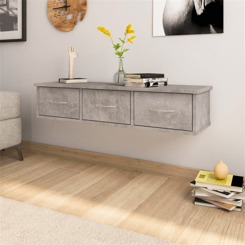 Allendale Floating Shelf, Light Grey