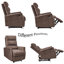 Fauteuil inclinable rembourré Phylisia-2095228827