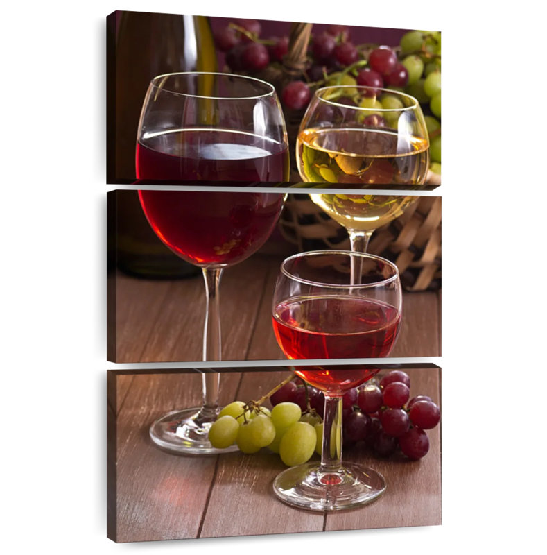 Verres à vin blancs et rouges, H 45 po x l 28 po