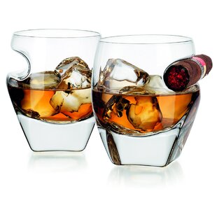 Quinton Personalized Whiskey Glass with Ice Ball