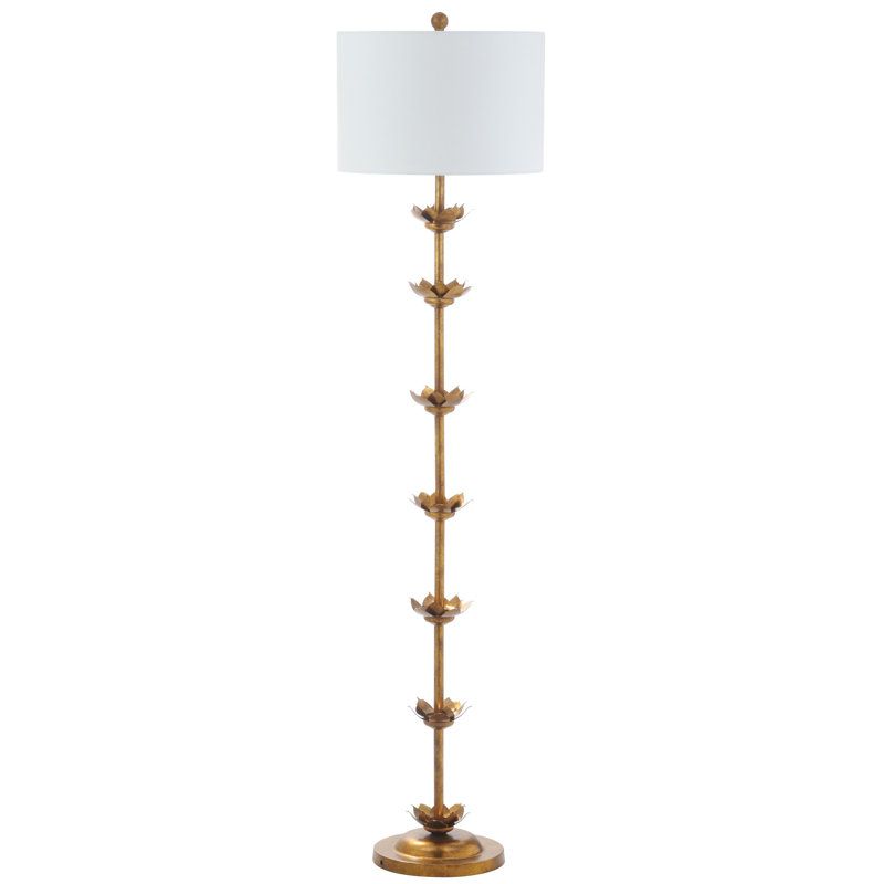 Audreyonna 63.5'' Antique Gold Traditional Floor Lamp