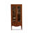 Brown Solid + Manufactured Wood + Glass Display Cases