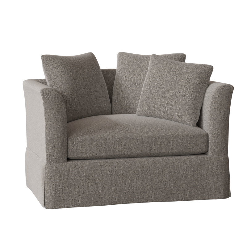Fauteuil Charlene, Campanule Fowler, Flanelle grise de la sucrerie
