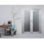 Porte française standard préfinie en bois manufacturé et verre givré Avon 207-75715908-75991840-91674490