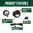 Low Voltage Integrated LED Step Light Pack