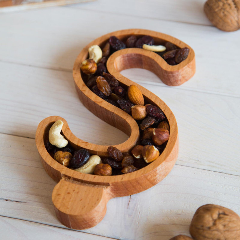 East Urban Home Wood Candy Bowl, S