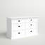Commode double 6 tiroirs Anchita