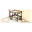 Lit mezzanine double en métal avec bureau et tablettes, lit mezzanine avec échelle et garde-corps, cadre de lit mezzanine pour chambre à coucher-1309034473