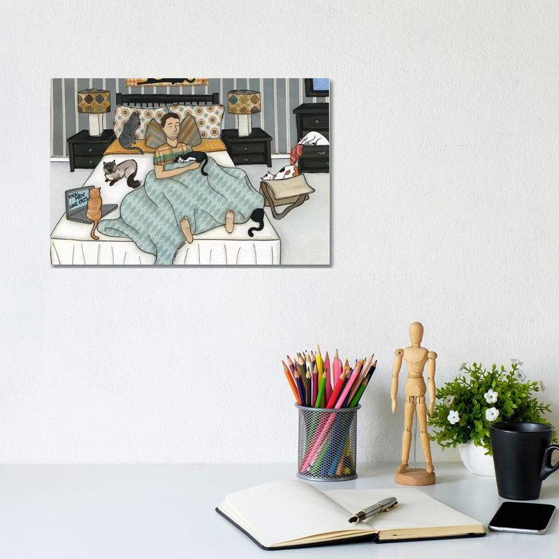 Real Men by Jamie Morath - Wrapped Canvas Painting, 20.32 cm H x 30.48 cm W