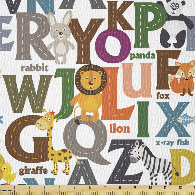 Cori-Lee Colourful Animals Multi-Purpose Fabric