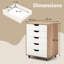 49 cm W 5 -Drawer Filing Cabinet