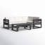 Avion 5 Piece Sectional Set - Black-1426329050-1414264034
