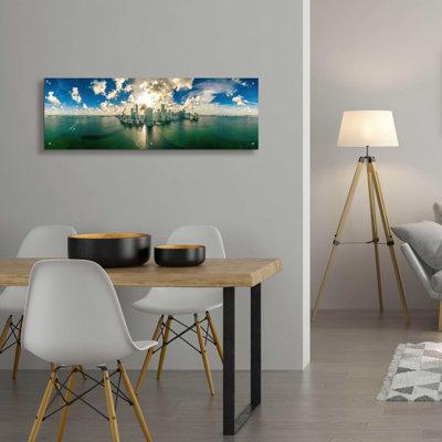 «Florida - Downtown Miami» par Epic Portfolio, art mural en verre acrylique