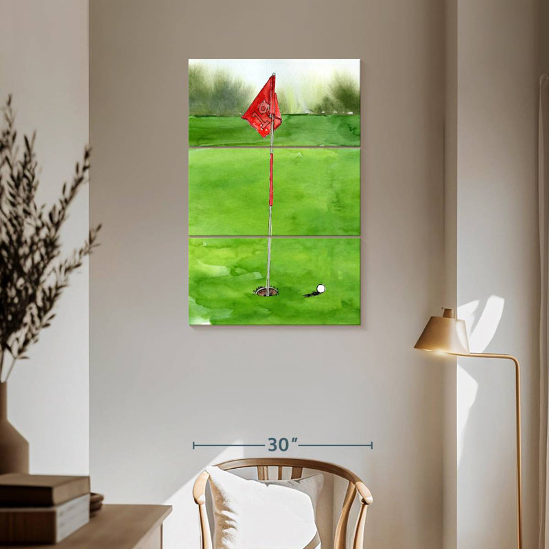 Sireci Tee Off Time I, 57" H x 36" W
