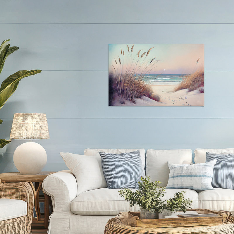 «Euphoria Beach Dunes View», toile par Sasha, H 24 po x l 36 po