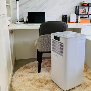 Le climatiseur portatif 9 000 BTU (6100 BTU DOE) refroidit 215 pieds carrés avec télécommande et écran tactile