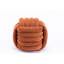 Tissu chenille - moderne et élégant pour les espaces intérieurs. Orange, P 19,29 po x l 18,13 po, 14,96 lb Matériau, rembourrage en mousse, structure en bois, capacité de 250 lb, aucun assemblage requis instantanément Orange-949105867