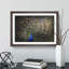 Peacock with Outstretched Feathers - Framed Print-55739105-55739109