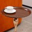 Table d'appoint polyvalente en métal à piédestal-359282295-366635354
