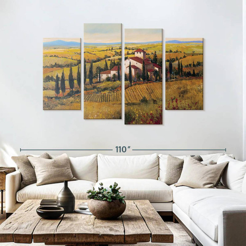 Alvord Nostalgic Tuscany III, H 54 po x l 84 po