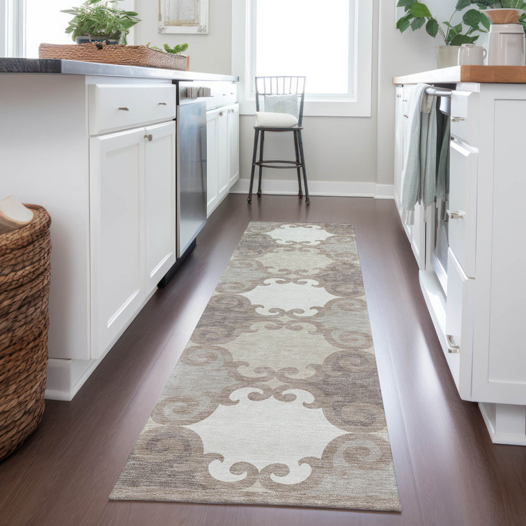 Malek Indoor/Outdoor Area Rug with Non-Slip Backing