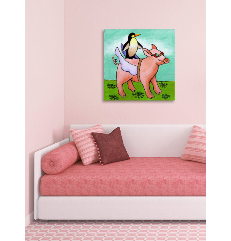 Janet Nelson - Wrapped Canvas Painting, 45cm H x 45cm W x 3.81cm D