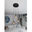 Harley 3 - Light Gold/Black Sphere Pendant