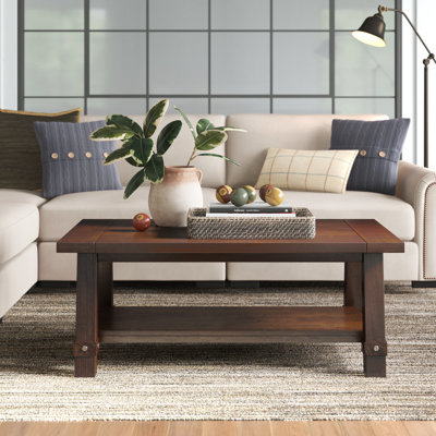 Tullly Solid Wood Top Single Coffee Table