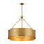 Luminaire suspendu suspendu en métal 5 lumières