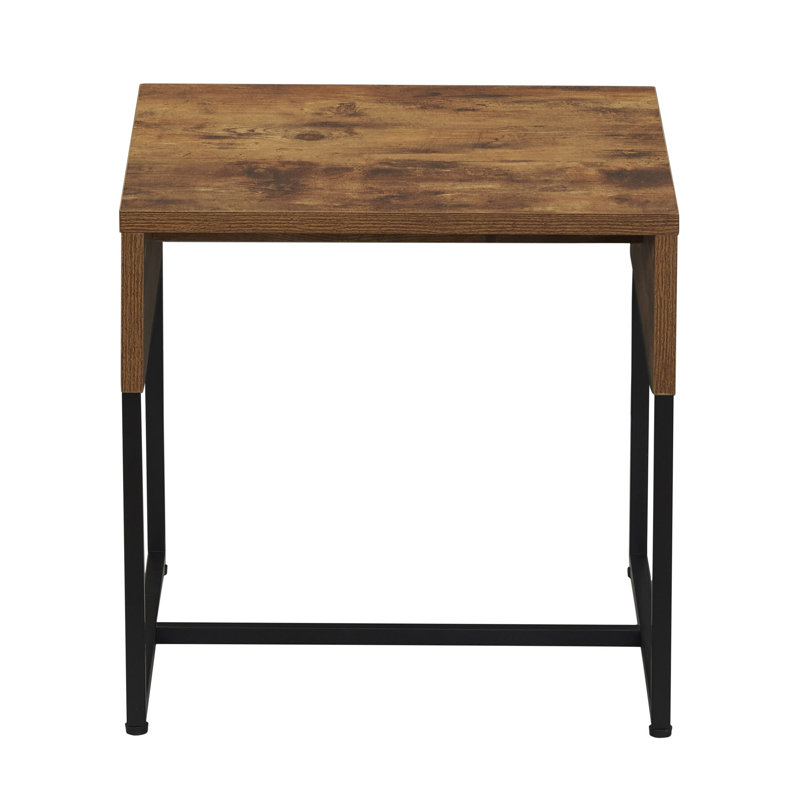 Table d'appoint Rustic Hickory Enginee, Hickory rustique