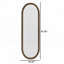 Miroir mural rétro en fer rétro facile à installer et polyvalent pour la décoration intérieure-692981383