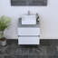 Meuble-lavabo simple 23,6 po avec dessus Kaydin-736242316