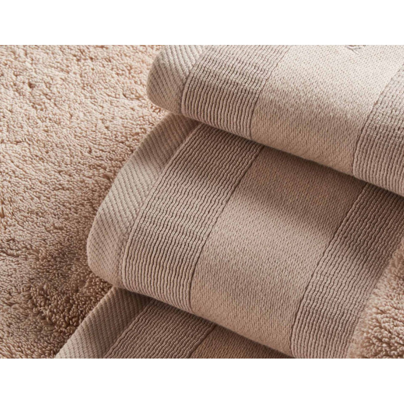 Signature Hand Towel, Shell Pink