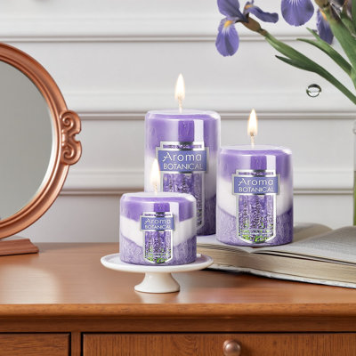 Plant / Floral Scented Pillar Candle