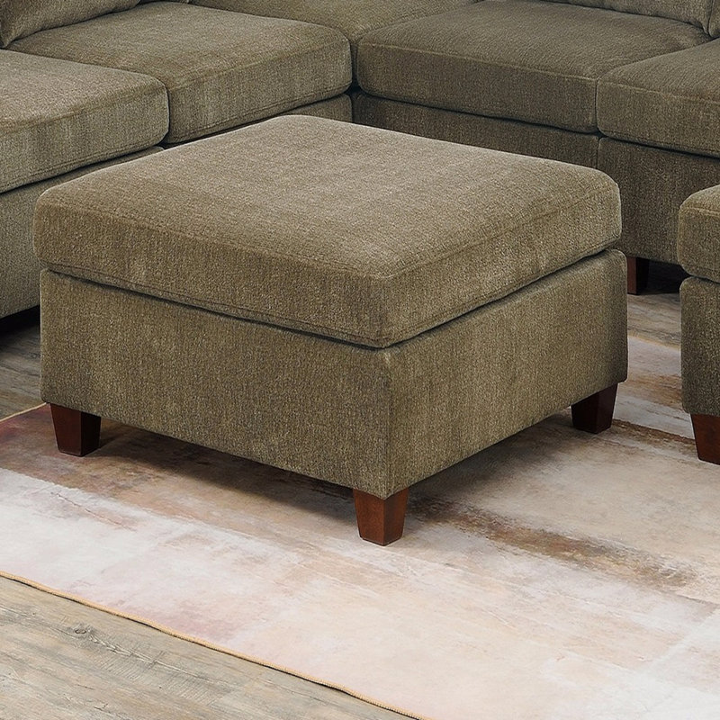 Repose-pieds contemporain 1pc, Tanné