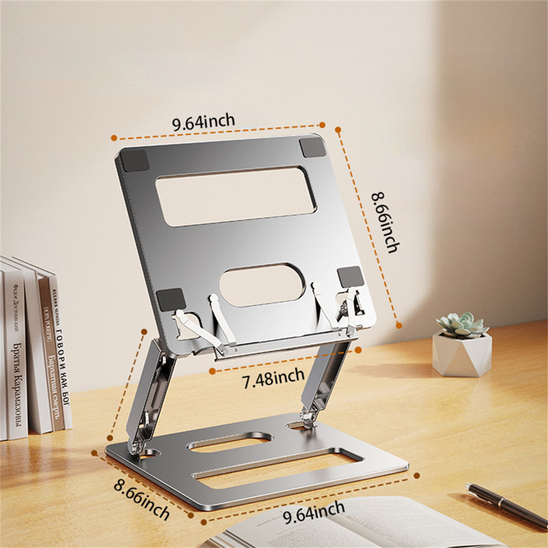 Maykala Metal Memo Pad Holder, Gray