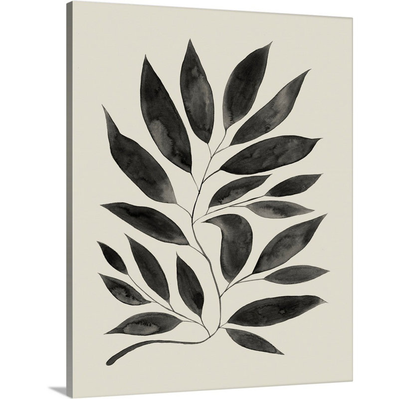 Art mural sur toile Branched Composition II, Toile tendue, H 14 po x l 11 po