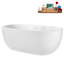 Baignoire autoportante 65 po avec plateau interne 65 po Streamline-101413201